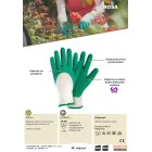 Rękawice rosa rękawiczki do róż zielone rozm. 7